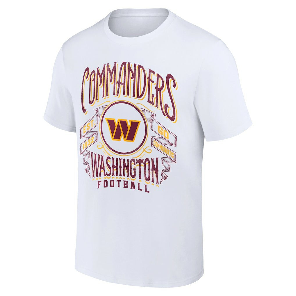 NFL x Darius Rucker Collection Vintage Football T-Shirt - Washington Commanders T-shirts