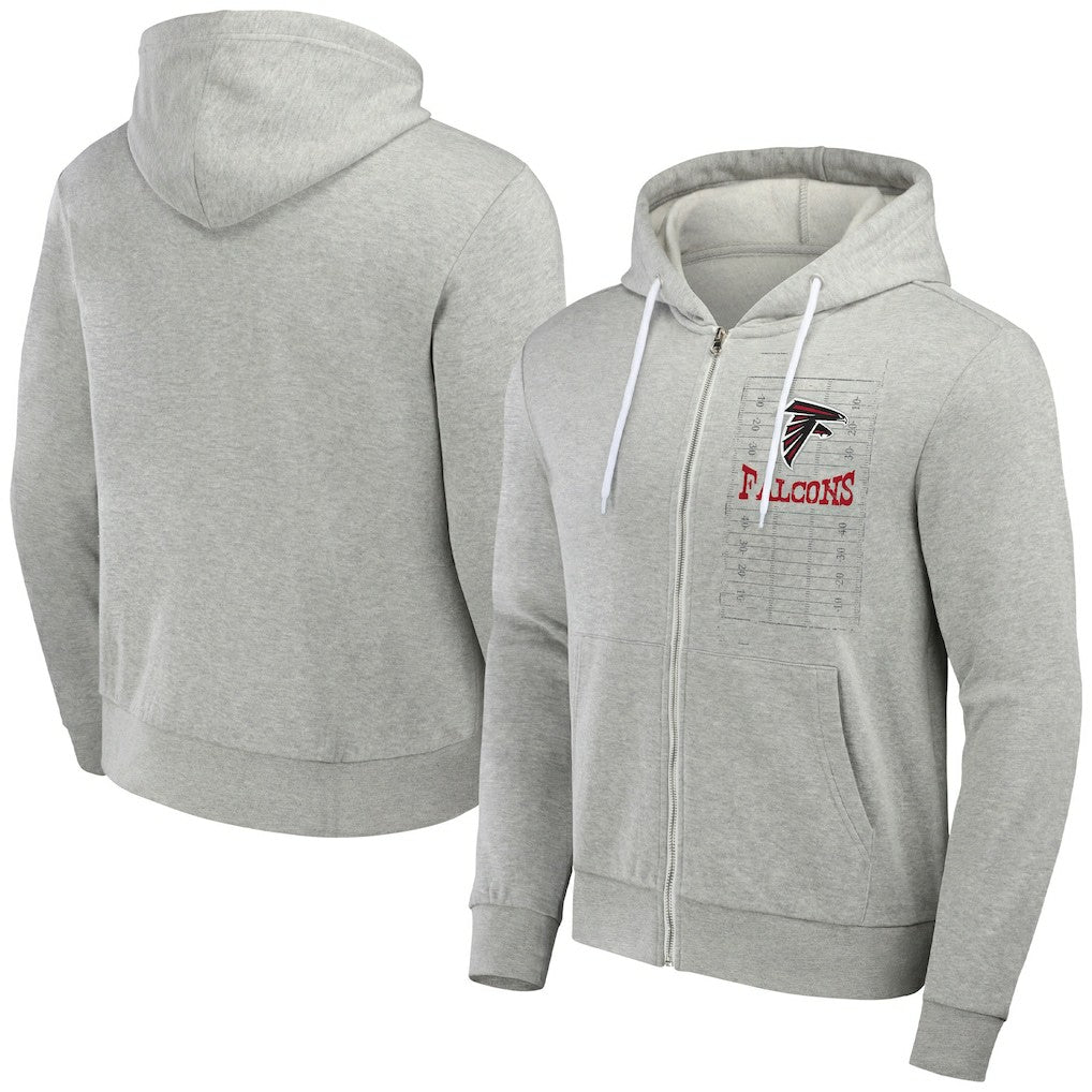 NFL x Darius Rucker Collection Domestic Full-Zip Hoodie - Atlanta Falcons Hoodies