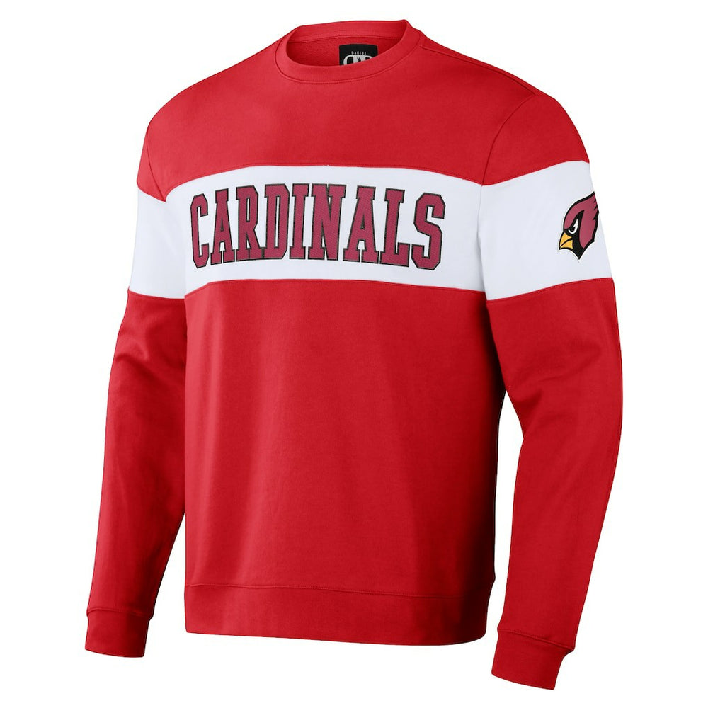 NFL x Darius Rucker Collection Team Color & White Pullover Sweatshirt - Arizona Cardinals Pullover