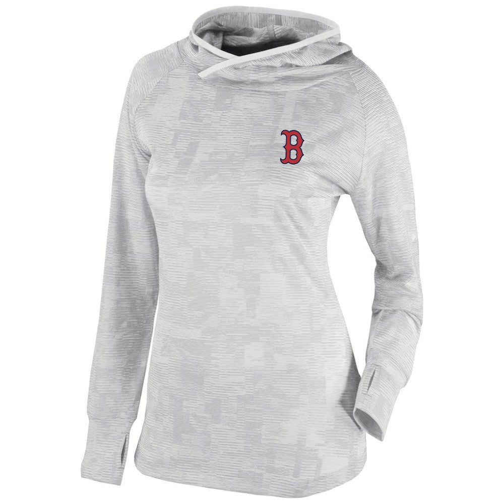 White Boston Red Sox Columbia Women's Omni-Wick Sunday Ball Pullover Hoodie