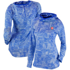 Royal Chicago Cubs Columbia Women's Omni-Wick Sunday Ball Pullover Hoodie