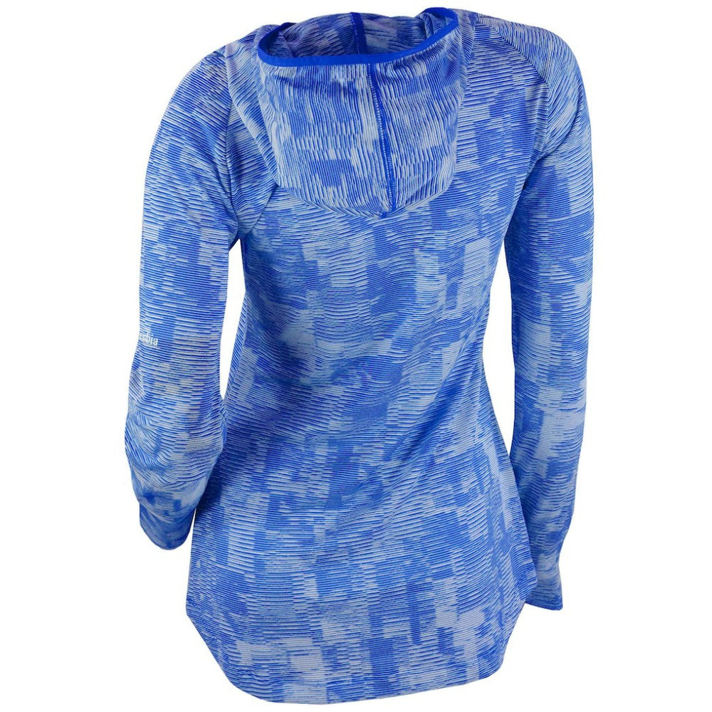 Royal Chicago Cubs Columbia Women's Omni-Wick Sunday Ball Pullover Hoodie