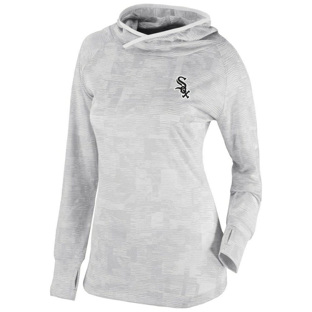 White Chicago White Sox Columbia Women's Omni-Wick Sunday Ball Pullover Hoodie