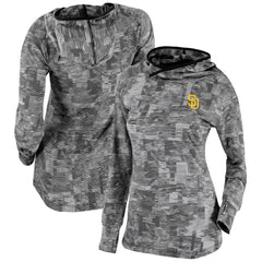 Black San Diego Padres Columbia Women's Omni-Wick Sunday Ball Pullover Hoodie