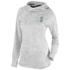 White Seattle Mariners Columbia Women's Omni-Wick Sunday Ball Pullover Hoodie