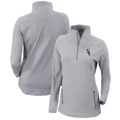 Gray Chicago White Sox Columbia Women's Omni-Wick Outward Nine Quarter-Zip Pullover Top