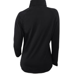Black San Diego Padres Columbia Women's Omni-Wick Outward Nine Quarter-Zip Pullover Top