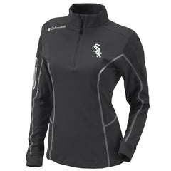 Charcoal Chicago White Sox Columbia Women's Omni-Wick Shotgun Quarter-Zip Pullover Top