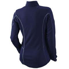 Navy Milwaukee Brewers Columbia Women's Omni-Wick Shotgun Quarter-Zip Pullover Top
