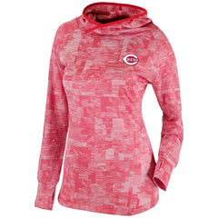 Red Cincinnati Reds Columbia Women's Omni-Wick Sunday Ball Pullover Hoodie