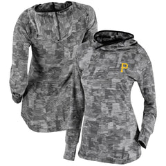 Black Pittsburgh Pirates Columbia Women's Omni-Wick Sunday Ball Pullover Hoodie