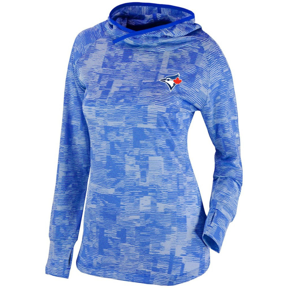 Royal Toronto Blue Jays Columbia Women's Omni-Wick Sunday Ball Pullover Hoodie