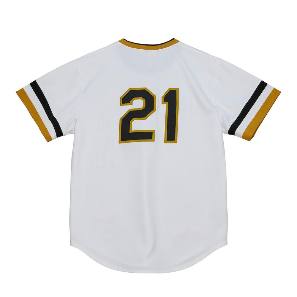White Roberto Clemente Pittsburgh Pirates Mitchell & Ness Cooperstown Collection Authentic Jersey