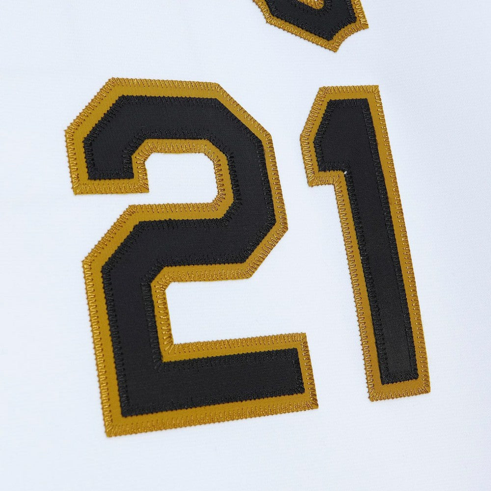 White Roberto Clemente Pittsburgh Pirates Mitchell & Ness Cooperstown Collection Authentic Jersey