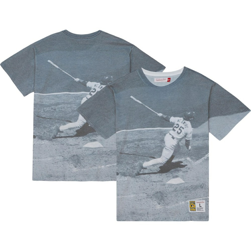 Mark McGwire St. Louis Cardinals Mitchell & Ness Cooperstown Collection Highlight Sublimated Player Graphic T-Shirt