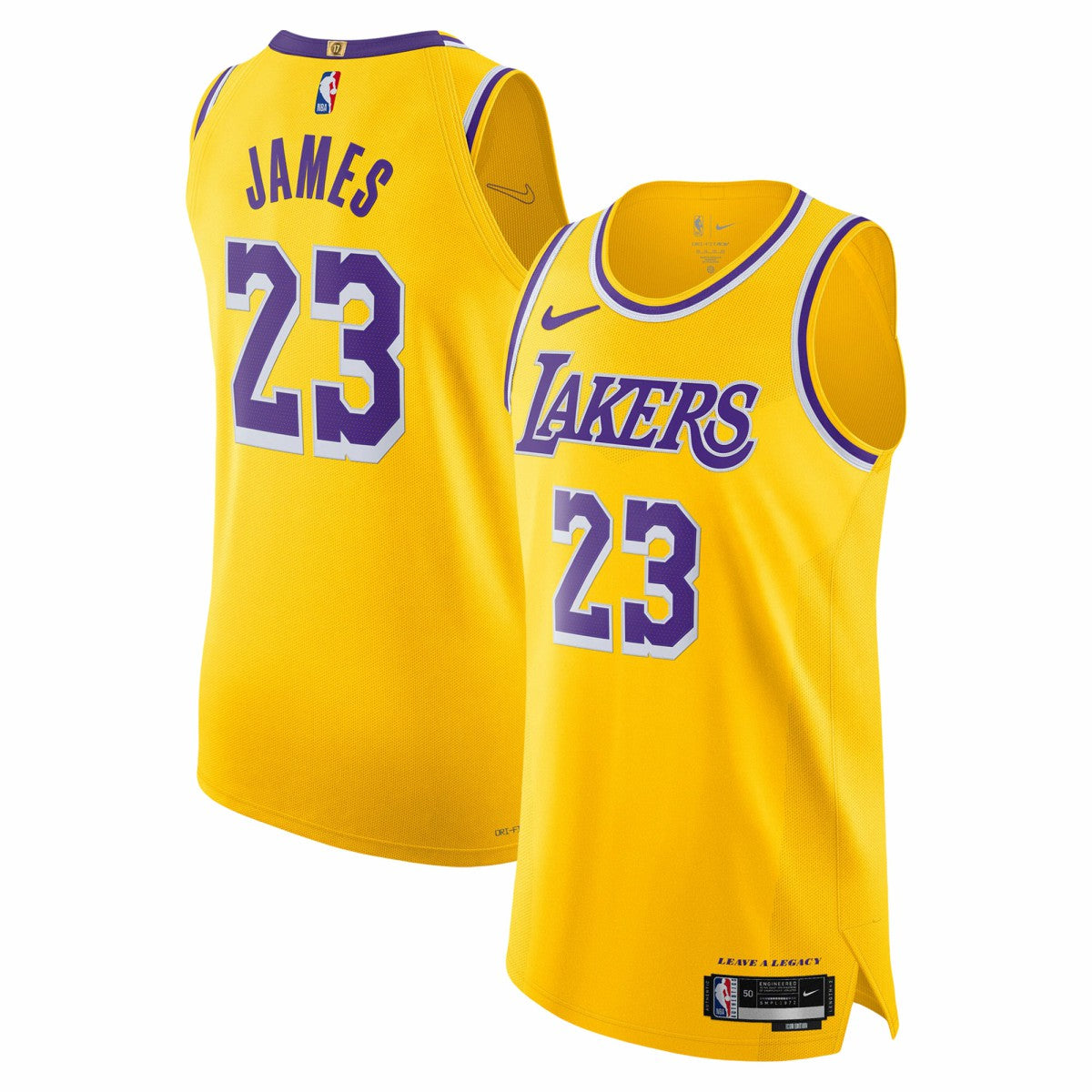 Nike LeBron James Los Angeles Lakers Authentic Jersey