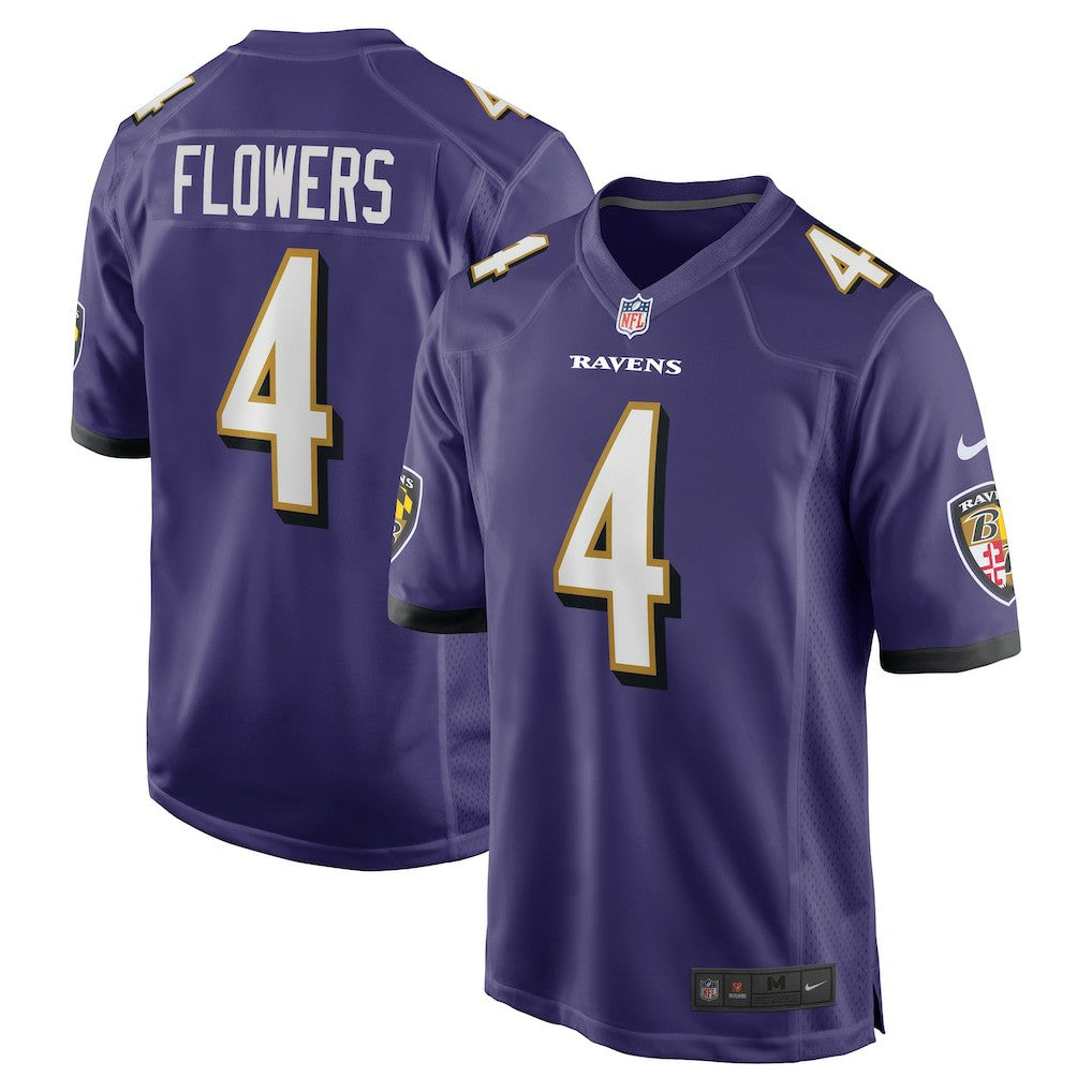 Zay Flowers  Game Jersey - Baltimore Ravens Jerseys
