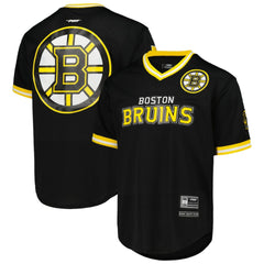NHL Boston Bruins Pro Standard Classic Mesh V-Neck T-Shirt