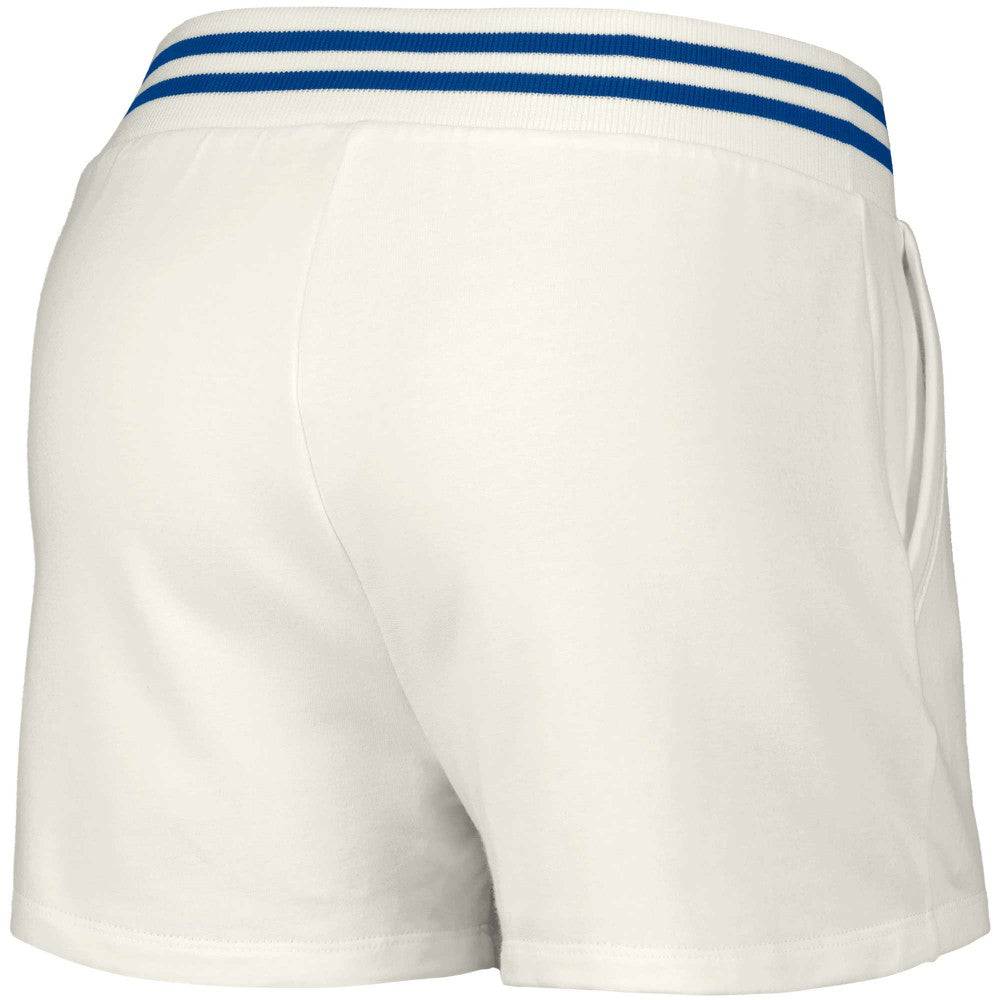 White Houston Astros Lusso Women's Maeg Tri-Blend Pocket Shorts