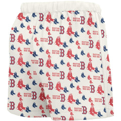 White Boston Red Sox Lusso Women's Marge Shorts
