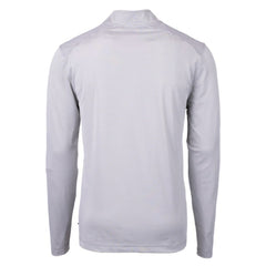 Gray/White Baltimore Orioles Cutter & Buck Virtue Eco Pique Micro Stripe Recycled Quarter-Zip Pullover Top