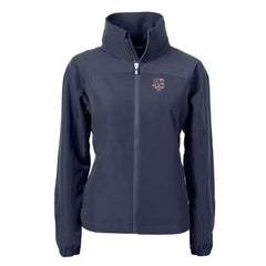 Navy Minnesota Twins Cutter & Buck Women's Charter Eco Recycled Full-Zip Jacket
