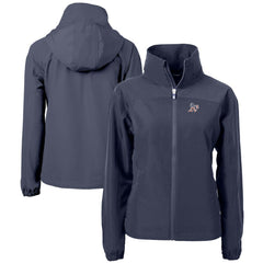 Navy Athletics Cutter & Buck Women's Charter Eco Recycled Full-Zip Jacket