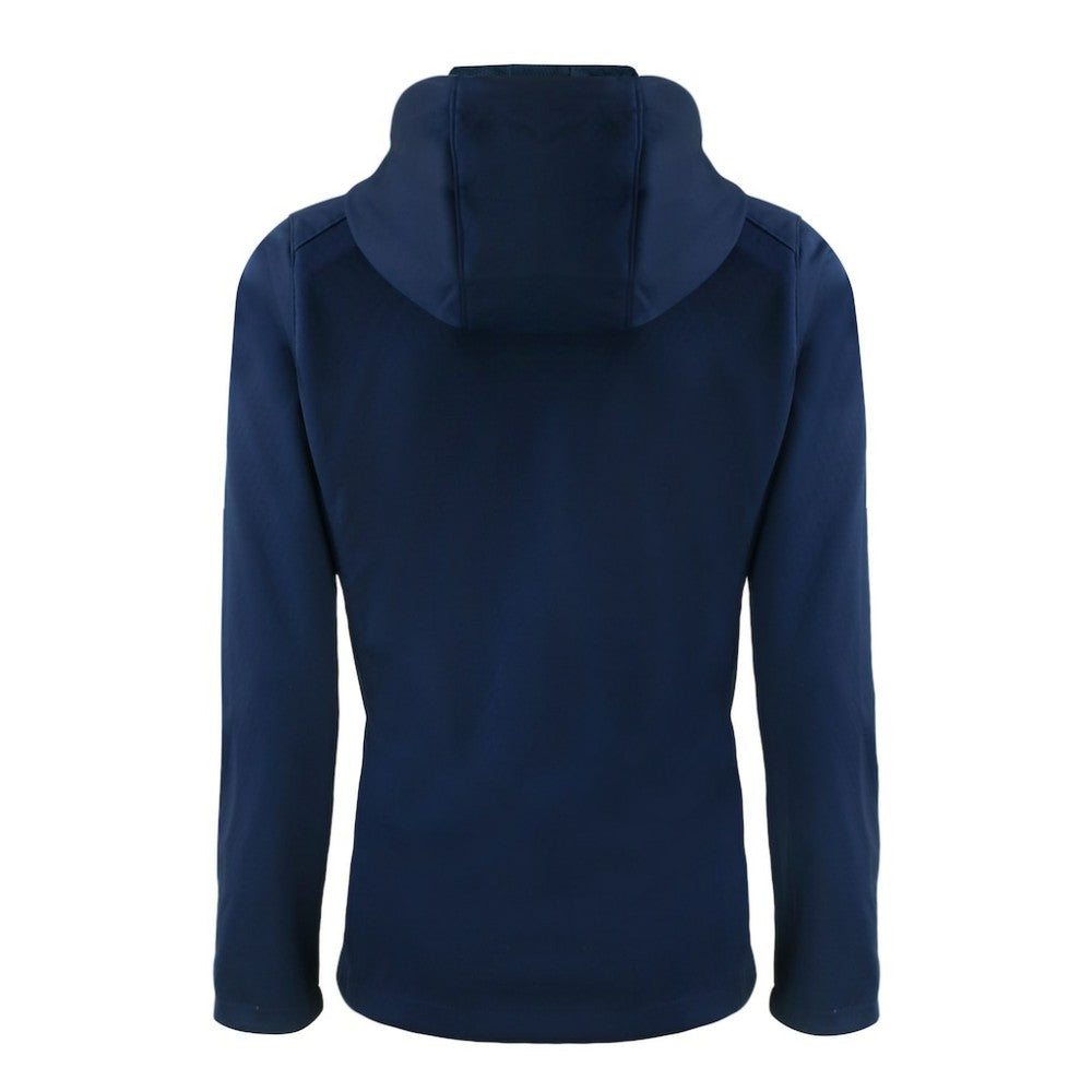 Navy Chicago Cubs Cutter & Buck Women's Evoke Eco Softshell Recycled Full-Zip Jacket