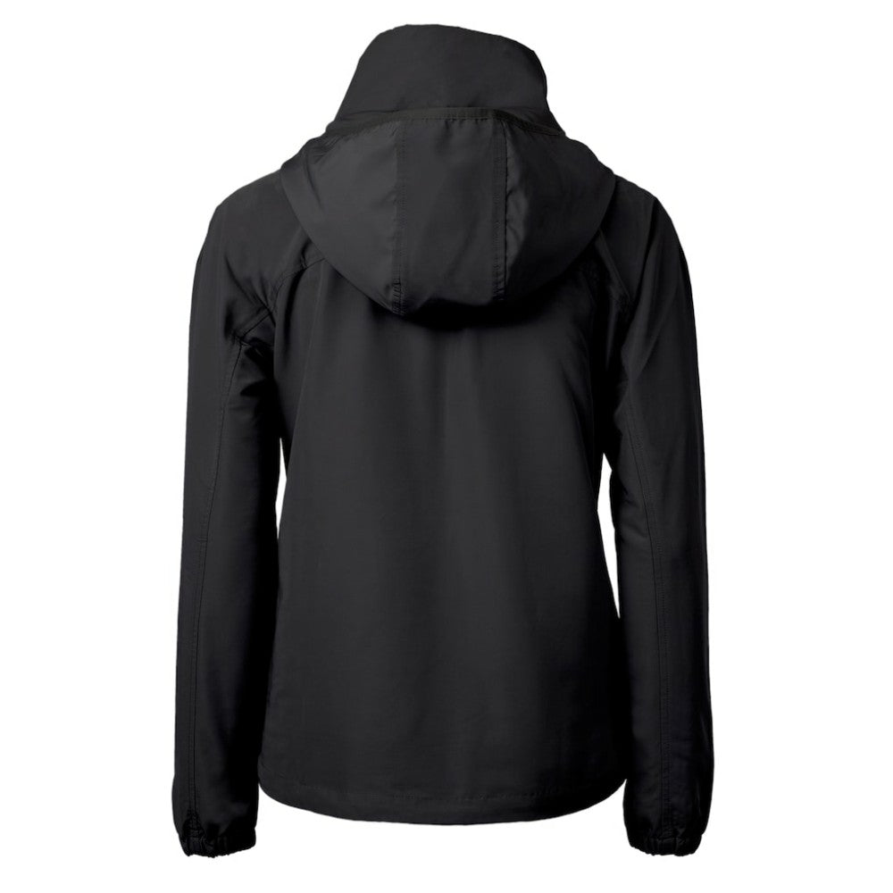 Black Los Angeles Dodgers Cutter & Buck Women's Charter Eco Recycled Full-Zip Jacket