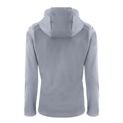 Gray Los Angeles Dodgers Cutter & Buck Women's Evoke Eco Softshell Recycled Full-Zip Jacket