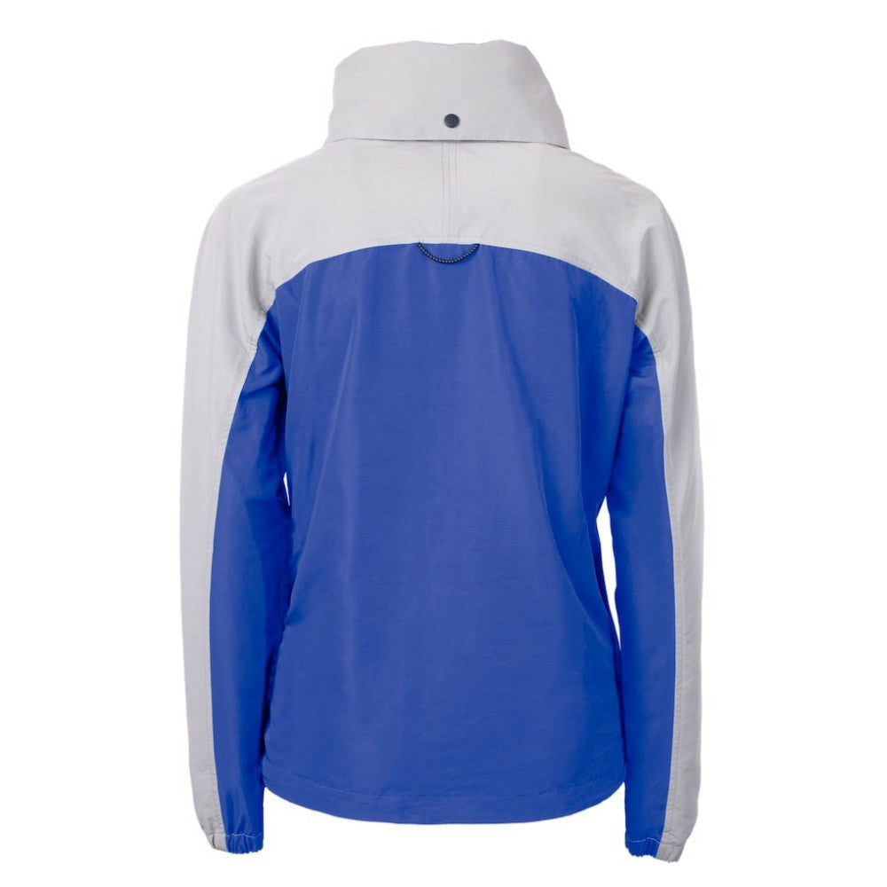 Royal Philadelphia Phillies Cutter & Buck Women's Charter Eco Recycled Half-Zip Anorak Jacket