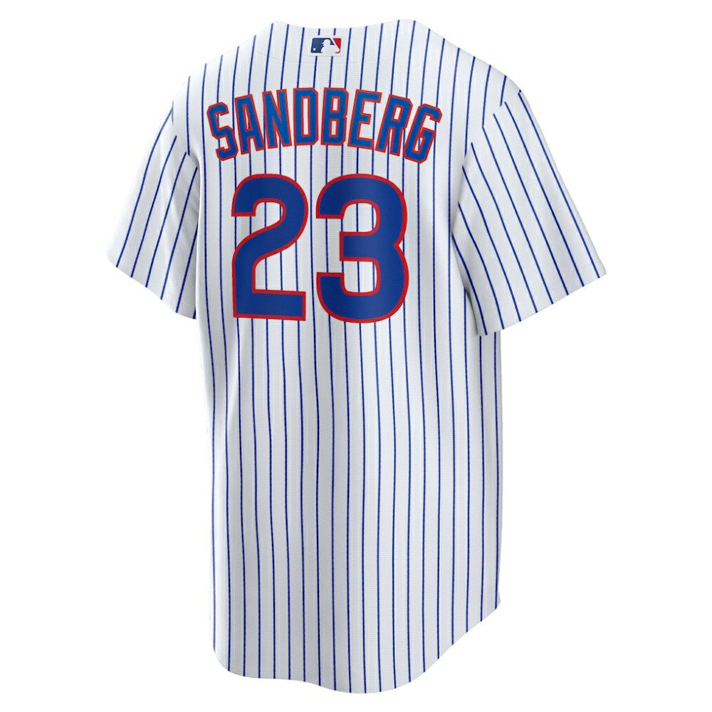 White Ryne Sandberg Chicago Cubs Nike Home Retired Player Replica Jersey