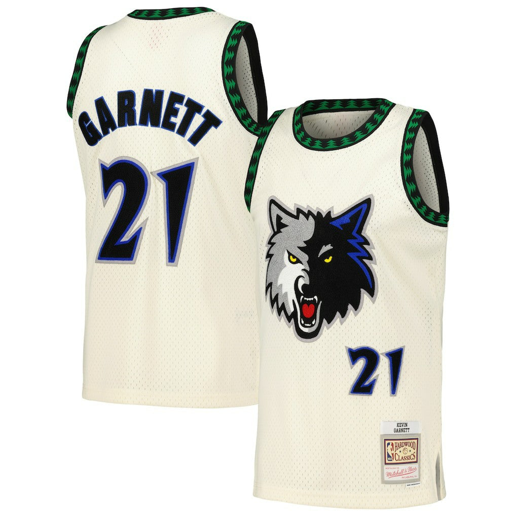 Mitchell & Ness Kevin Garnett Minnesota Timberwolves Chainstitch Swingman Jersey