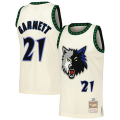 Mitchell & Ness Kevin Garnett Minnesota Timberwolves Chainstitch Swingman Jersey