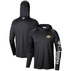 Columbia Los Angeles Lakers Terminal Tackle Long Sleeve Hoodie T-Shirt