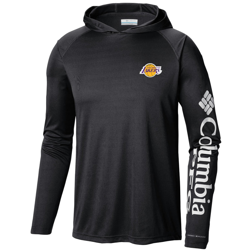 Columbia Los Angeles Lakers Terminal Tackle Long Sleeve Hoodie T-Shirt