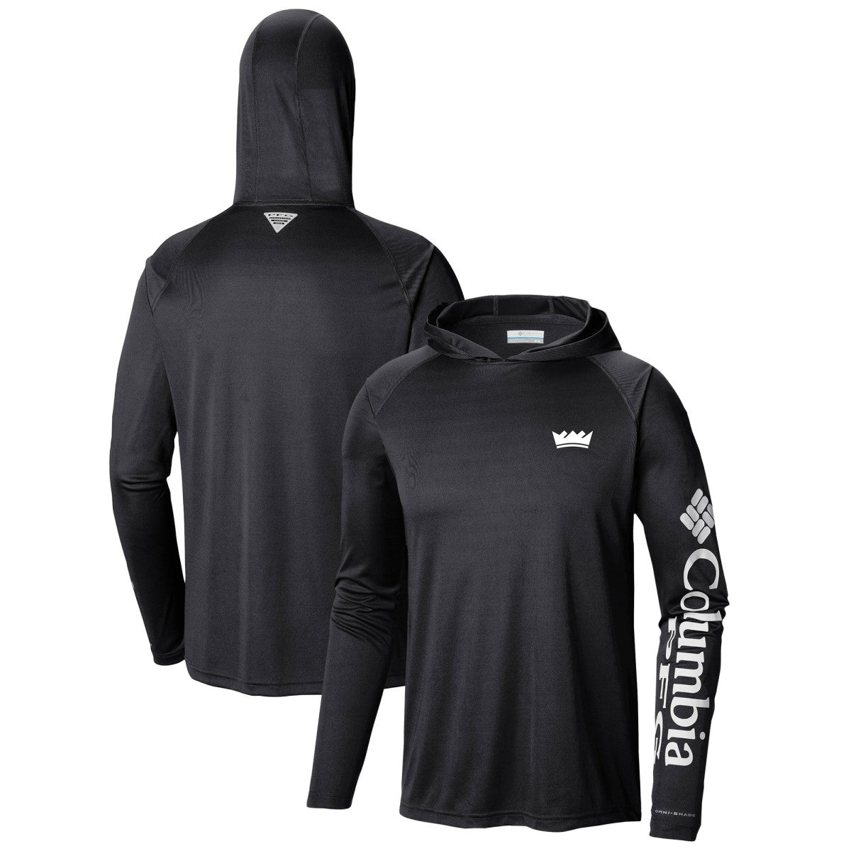Columbia Sacramento Kings Terminal Tackle Long Sleeve Hoodie T-Shirt