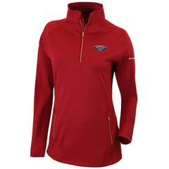 Columbia New Orleans Pelicans Women's Omni-Wick Outward Nine Quarter-Zip Pullover Top