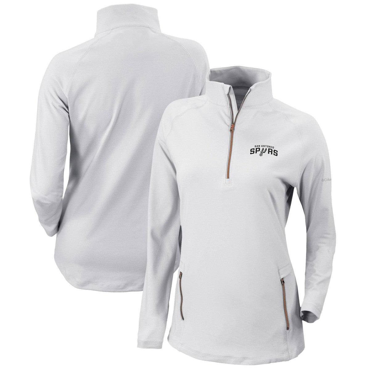 Columbia San Antonio Spurs Women's Omni-Wick Outward Nine Quarter-Zip Pullover Top