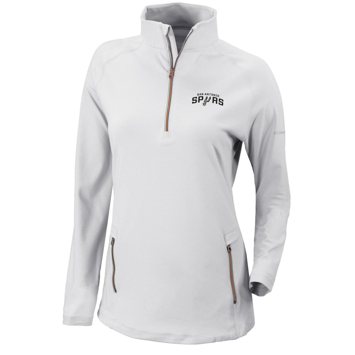 Columbia San Antonio Spurs Women's Omni-Wick Outward Nine Quarter-Zip Pullover Top