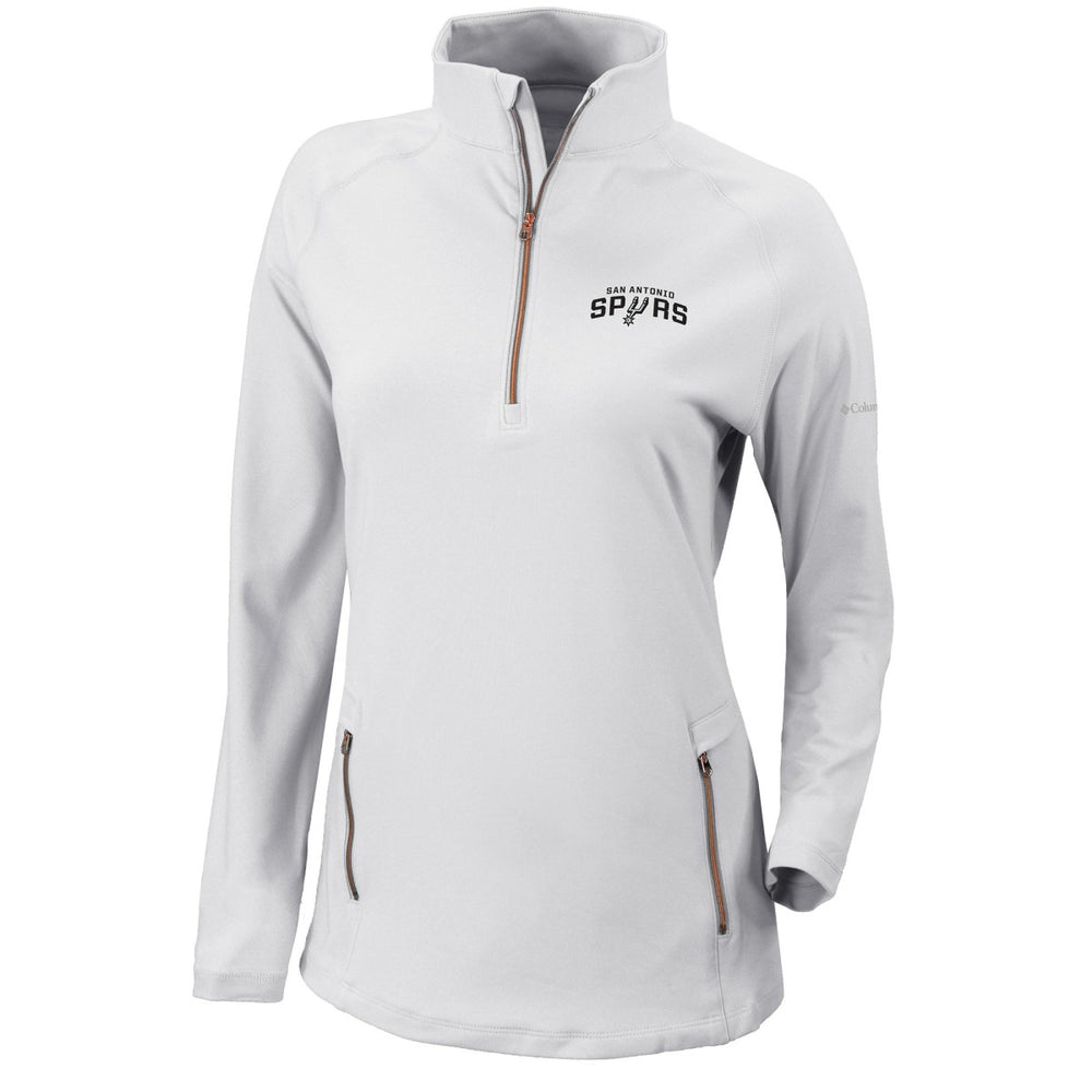 Columbia San Antonio Spurs Women's Omni-Wick Outward Nine Quarter-Zip Pullover Top