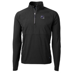 Cutter & Buck Helmet Adapt Eco Knit Hybrid Recycled Quarter-Zip Pullover Top - Minnesota Vikings Pullover