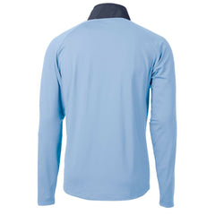 Cutter & Buck Helmet Adapt Eco Knit Hybrid Recycled Quarter-Zip Pullover Top - Los Angeles Chargers Pullover