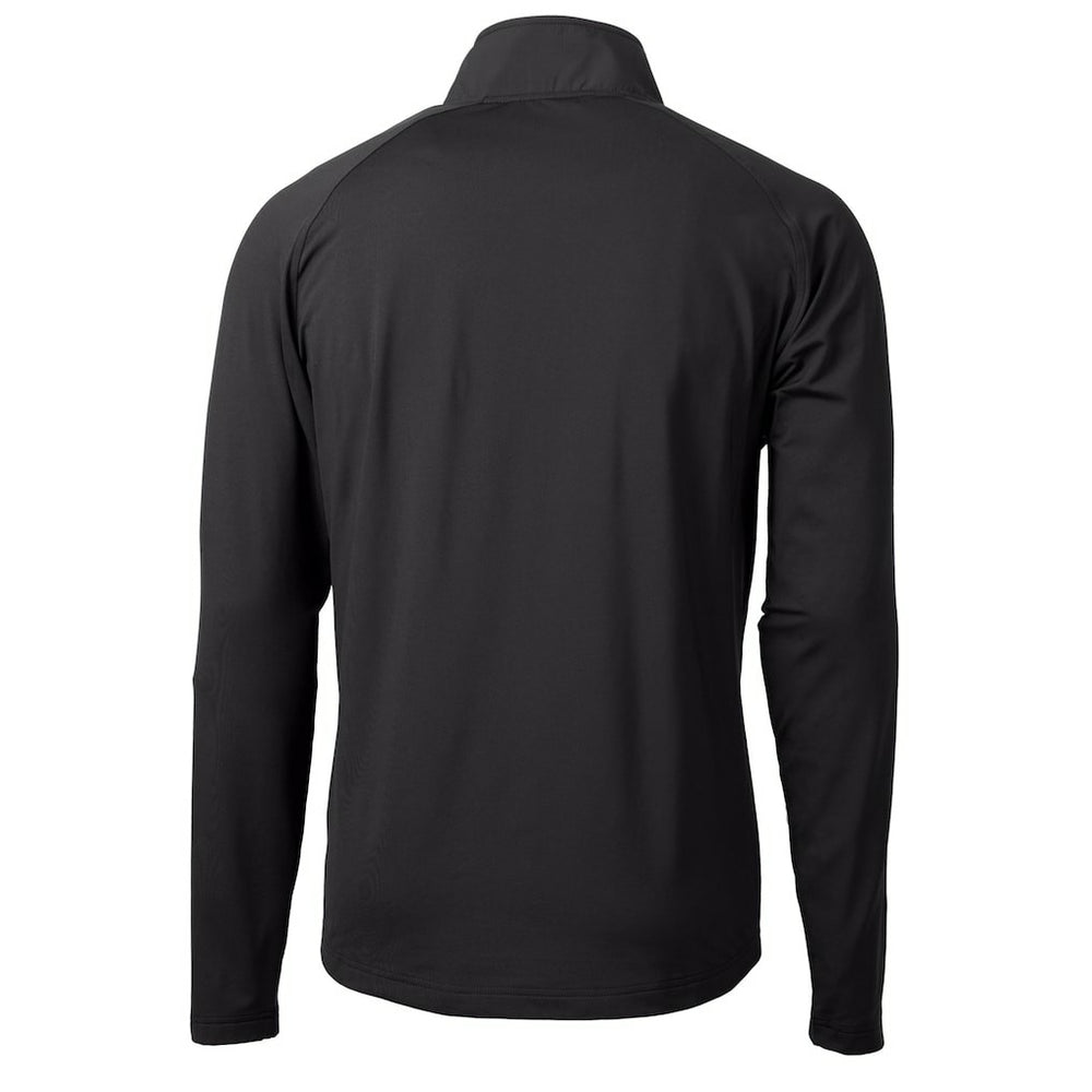 Cutter & Buck Helmet Adapt Eco Knit Hybrid Recycled Quarter-Zip Pullover Top - Miami Dolphins Pullover