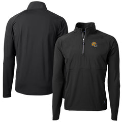 Cutter & Buck Helmet Adapt Eco Knit Hybrid Recycled Quarter-Zip Pullover Top - Green Bay Packers Pullover