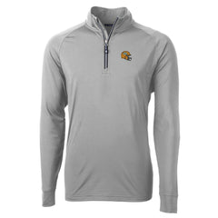 Cutter & Buck Helmet Adapt Eco Knit Stretch Recycled Quarter-Zip Pullover Top - Green Bay Packers Pullover
