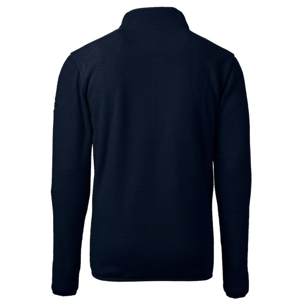 Cutter & Buck Helmet Cascade Eco Sherpa Fleece Quarter-Zip Pullover Jacket - Los Angeles Chargers Pullover