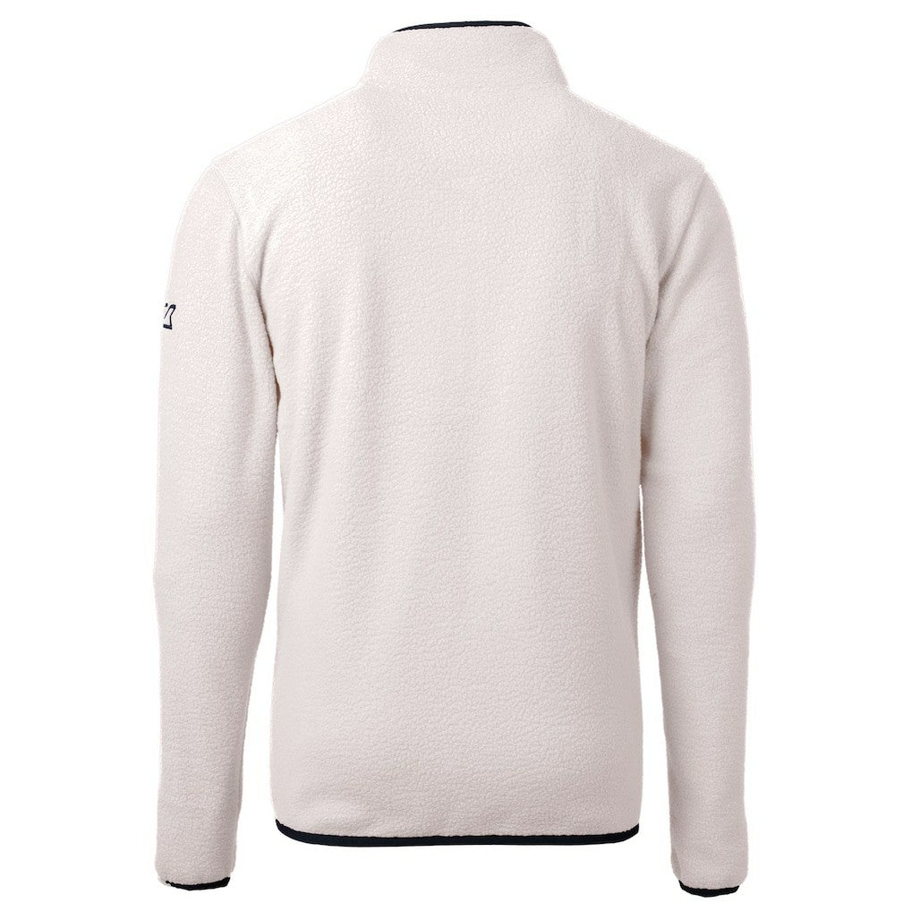 Cutter & Buck Helmet Cascade Eco Sherpa Fleece Quarter-Zip Pullover Jacket - Denver Broncos Pullover