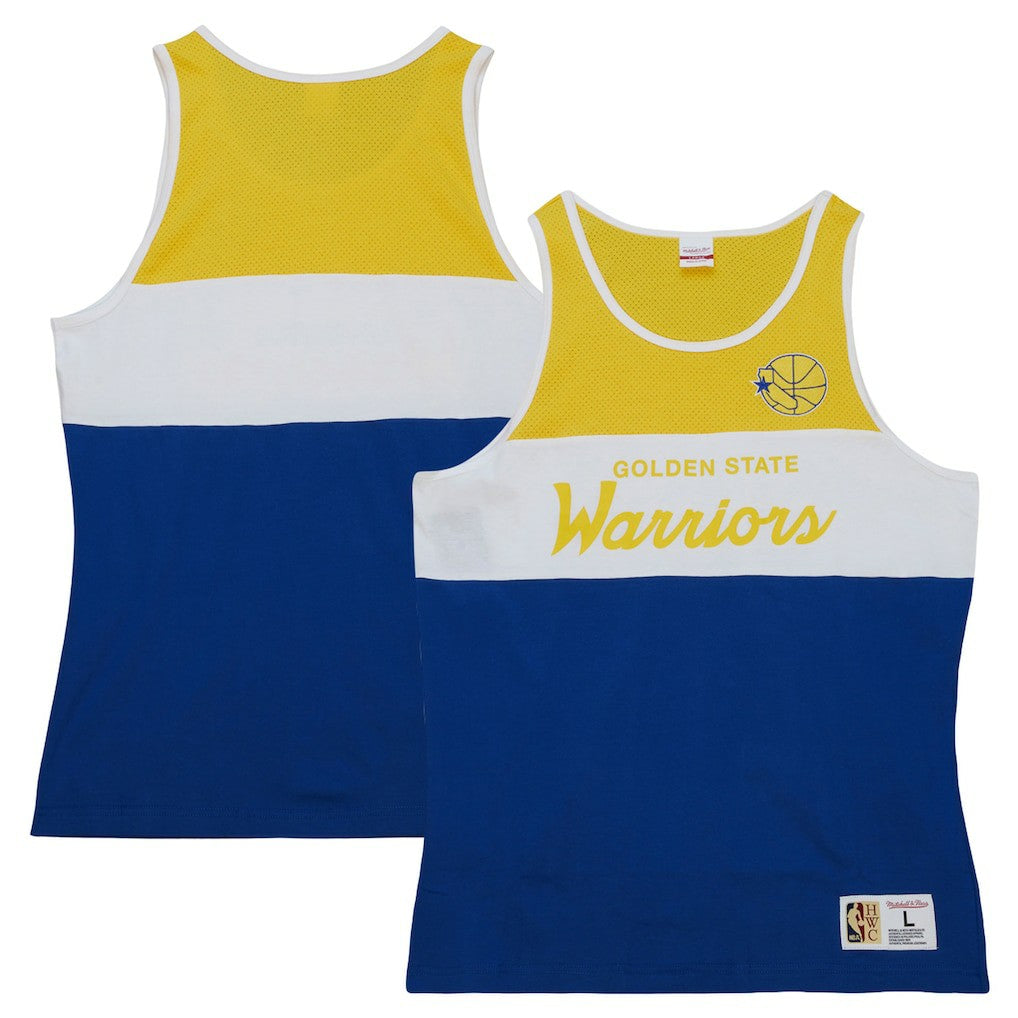 Mitchell & Ness Golden State Warriors Special Script Tank Top sale