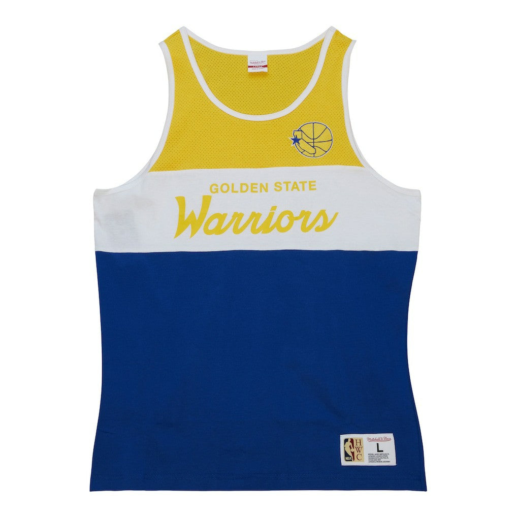 Mitchell & Ness Golden State Warriors Special Script Tank Top sale